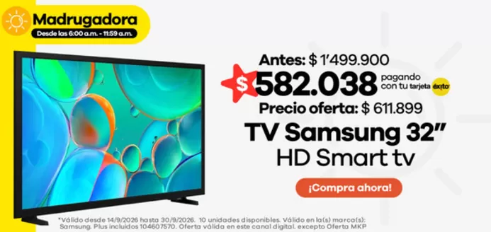 Catálogo Éxito | Ofertas y promociones actuales | 2026-09-14T00:00:00.000Z - 2026-09-30T00:00:00.000Z