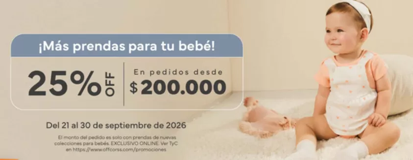 Catálogo Offcorss en Saravena | 25% Off en tu Pedidos desde: $200.000 | 2026-09-28T00:00:00.000Z - 2026-09-30T00:00:00.000Z