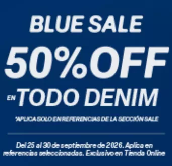 Catálogo Americanino | Blue Sale 50% OFF | 2026-09-28T00:00:00.000Z - 2026-09-30T00:00:00.000Z