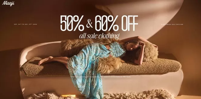 Catálogo Maaji | 50% OFF & 60% OFF all sale clothing | 2026-09-28T00:00:00.000Z - 2026-09-29T00:00:00.000Z