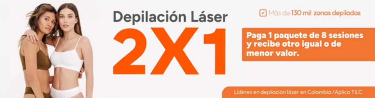 Catálogo Dermatológica | Depilación Láser 2X1, Promo Wow Hasta 30% OFF | 2026-09-29T00:00:00.000Z - 2026-09-30T00:00:00.000Z