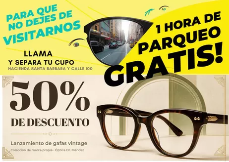 Catálogo Óptica Dr Méndez | 50% OFF en optica Dr. Méndez por lanzamiento exclusivo | 2026-09-29T00:00:00.000Z - 2026-10-31T00:00:00.000Z