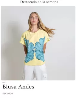 Catálogo Frida Moda | Blusa Andes $242,000 | 2026-09-30T00:00:00.000Z - 2026-10-04T00:00:00.000Z