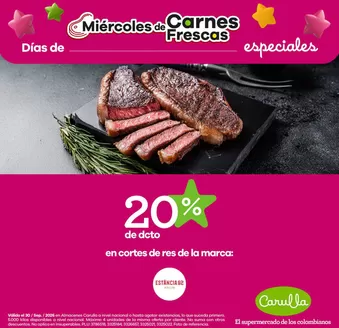 Catálogo Carulla | Descuentos Especiales en Miércoles de Carnes  | 2026-09-30T00:00:00.000Z - 2026-09-30T00:00:00.000Z