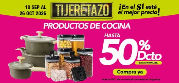 Catálogo Almacenes Sí | Ofertas especiales atractivas para todos | 2026-09-10T00:00:00.000Z - 2026-10-26T00:00:00.000Z