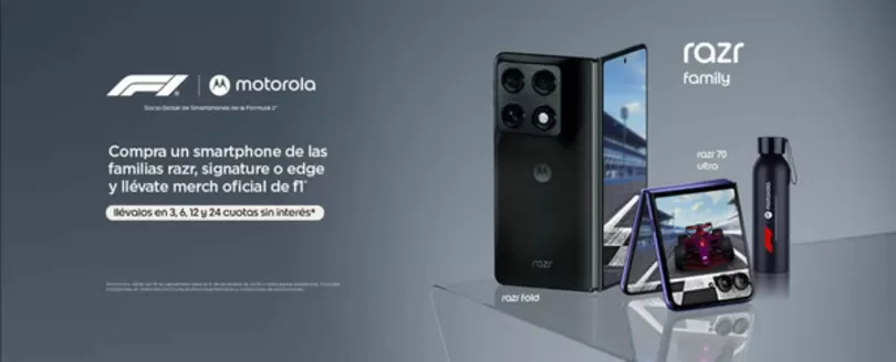 Catálogo Motorola | Llévalos en 3, 6, 12 y 24 cuotas sin interés* | 2026-10-02T00:00:00.000Z - 2026-10-31T00:00:00.000Z