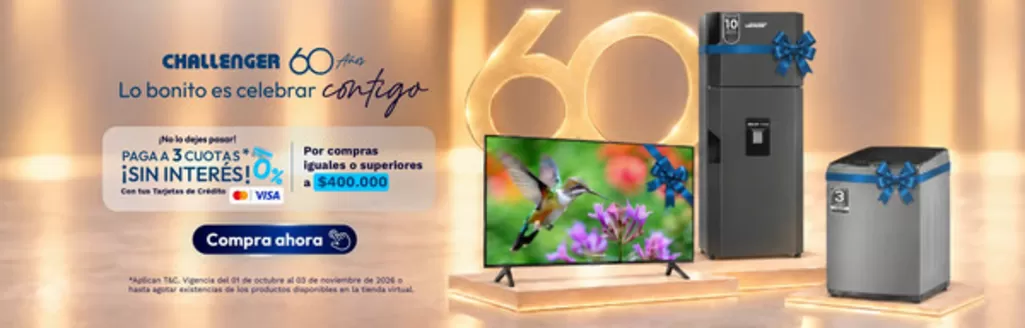 Catálogo Challenger | Ofertas exclusivas para nuestros clientes | 2026-10-01T00:00:00.000Z - 2026-11-03T00:00:00.000Z