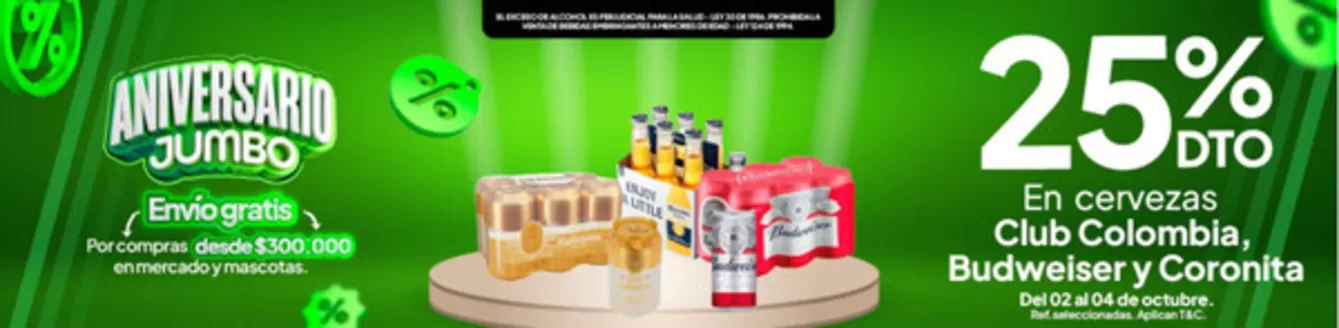 Catálogo Jumbo en Matanza | Nuestras mejores gangas | 2026-10-02T00:00:00.000Z - 2026-10-04T00:00:00.000Z