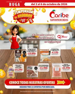 Catálogo Caribe Supermercados | Volante buga 3 | 2026-10-02T00:00:00.000Z - 2026-10-06T00:00:00.000Z