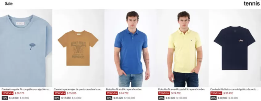 Catálogo Tennis | Sale 15% Extra | 2026-10-05T00:00:00.000Z - 2026-10-12T00:00:00.000Z