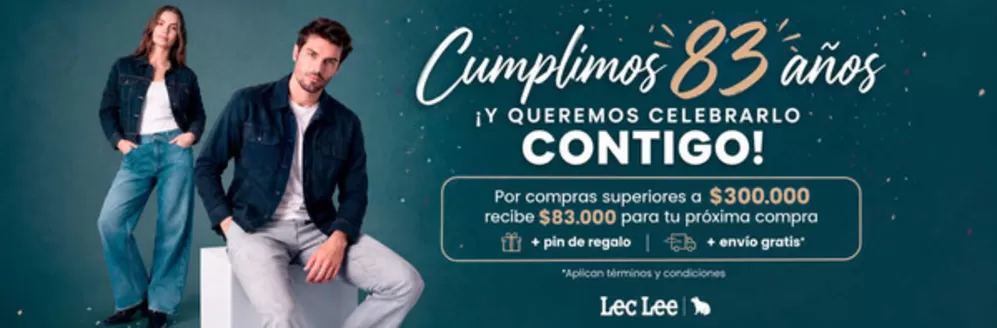 Catálogo Lec Lee | Por compras superiores a $300.000 recibe $83.000 para tu próxima compra | 2026-10-05T00:00:00.000Z - 2026-10-24T00:00:00.000Z