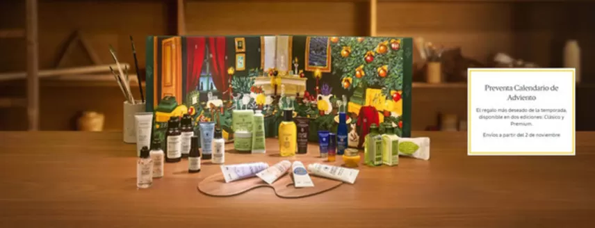 Catálogo L'Occitane | Preventa Calendario de Adviento | 2026-10-07T00:00:00.000Z - 2026-11-02T00:00:00.000Z