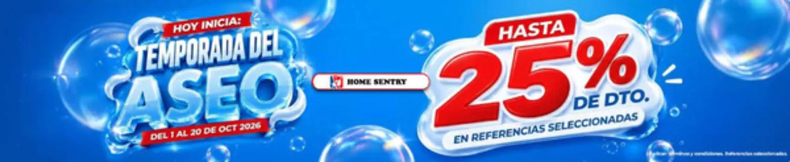 Catálogo Home Sentry en Pailitas | Hasta 25% OFF en Ref.Selecci. | 2026-10-07T00:00:00.000Z - 2026-10-20T00:00:00.000Z