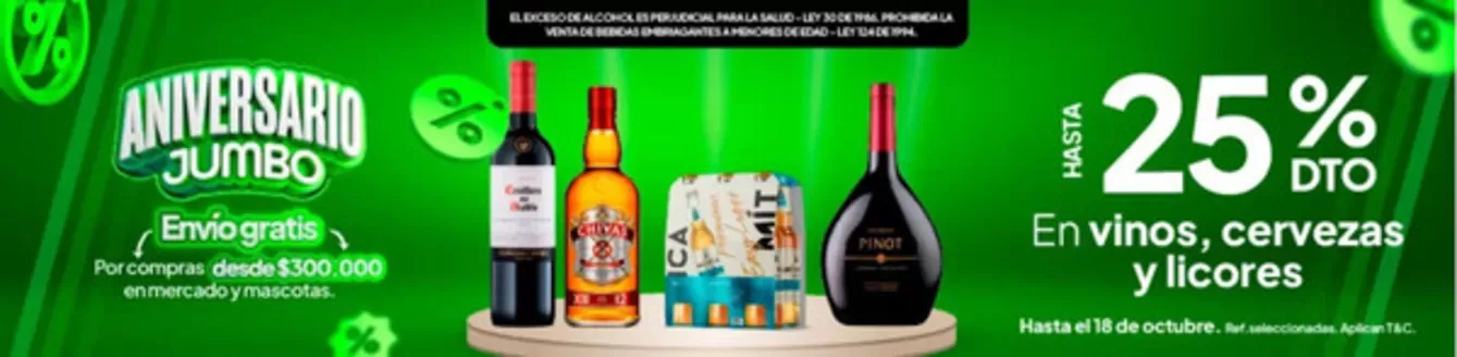 Catálogo Jumbo en Candelaria Valle del Cauca | Ofertas principales para todos los clientes | 2026-10-07T00:00:00.000Z - 2026-10-18T00:00:00.000Z