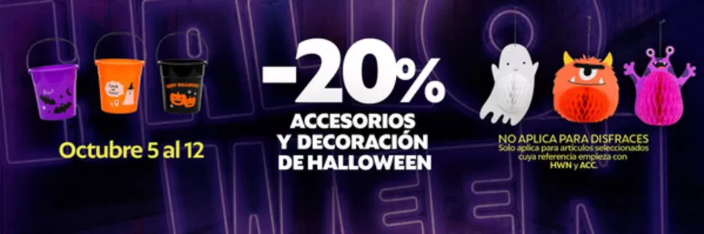 Catálogo Cachivaches | -20% OFF en Accesorios y Decoración de Halloween | 2026-10-07T00:00:00.000Z - 2026-10-12T00:00:00.000Z