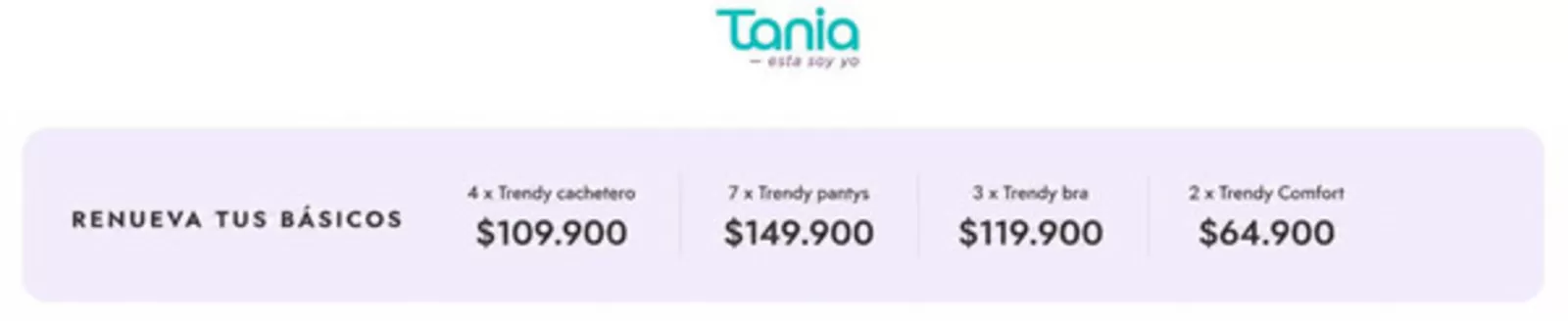 Catálogo Tania | Más compras, más descuentos | 2026-10-08T00:00:00.000Z - 2026-10-22T00:00:00.000Z