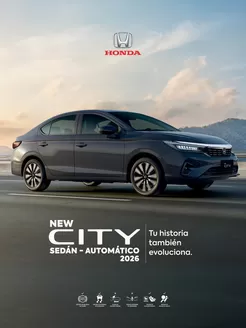 Catálogo Honda | Ficha Técnica City Sedán - Automático | 2026-10-08T00:00:00.000Z - 2027-06-30T00:00:00.000Z