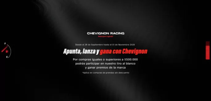 Catálogo Chevignon | Apunta, lanza y gana con Chevignon | 2026-10-09T00:00:00.000Z - 2026-11-01T00:00:00.000Z