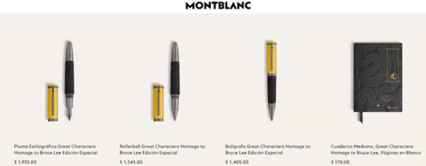Catálogo Montblanc | Elige tu favorito | 2026-10-09T00:00:00.000Z - 2026-10-21T00:00:00.000Z