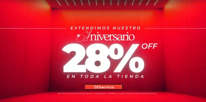 Catálogo Thermos | Aniversario 28% OFF en toda la tienda | 2026-10-09T00:00:00.000Z - 2026-10-18T00:00:00.000Z