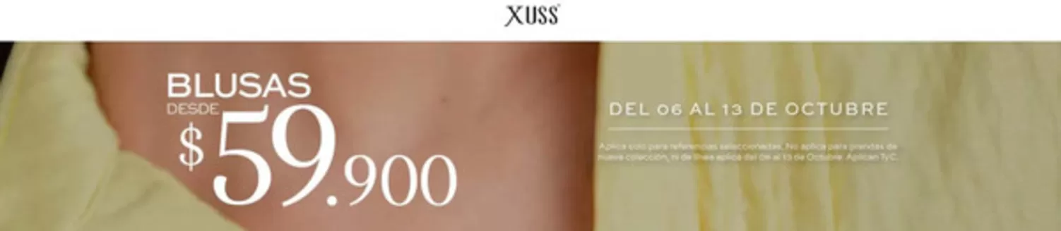Catálogo Xuss | Blusas Desde $59.900 | 2026-10-09T00:00:00.000Z - 2026-10-13T00:00:00.000Z