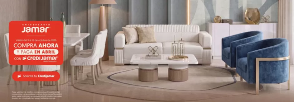 Catálogo Muebles Jamar | Ofertas principales para todos los clientes | 2026-10-09T00:00:00.000Z - 2026-10-12T00:00:00.000Z