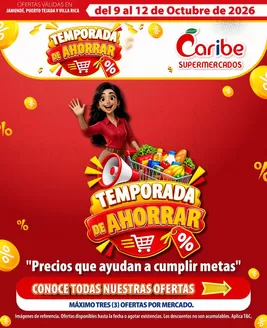 Catálogo Caribe Supermercados | Volante jamundi puerto y villa 3 | 2026-10-09T00:00:00.000Z - 2026-10-12T00:00:00.000Z