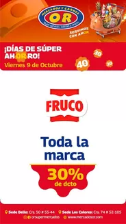 Catálogo Mercados OR en Mosquera Cundinamarca | Días de súper ahorro | 2026-10-12T00:00:00.000Z - 2026-10-16T00:00:00.000Z