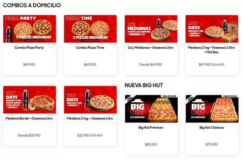Catálogo Pizza Hut | Menu Pizza Hut | 2026-10-12T00:00:00.000Z - 2026-10-31T00:00:00.000Z