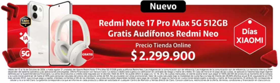 Catálogo Claro en El Zulia | Gangas y ofertas actuales | 2026-10-13T00:00:00.000Z - 2026-10-16T00:00:00.000Z