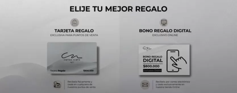 Catálogo Carlos Nieto | Elije tu Mejor Regalo | 2026-10-13T00:00:00.000Z - 2026-10-31T00:00:00.000Z