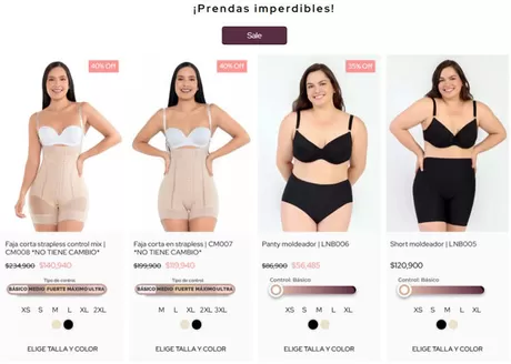 Catálogo Fajas MariaE | Sale | 2026-10-14T00:00:00.000Z - 2026-10-25T00:00:00.000Z