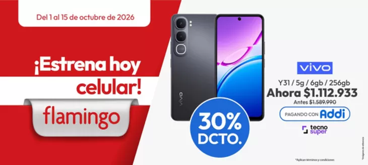 Catálogo Flamingo | Ofertas principales para todos los clientes | 2026-10-01T00:00:00.000Z - 2026-10-15T00:00:00.000Z