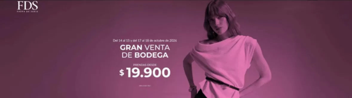 Catálogo Fuera de Serie | Aprovecha estas ofertas especiales | 2026-10-15T00:00:00.000Z - 2026-10-18T00:00:00.000Z