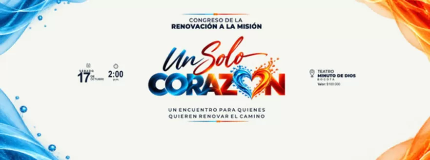 Catálogo Minuto de Dios en Rionegro Antioquia | Un solo corazón | 2026-10-15T00:00:00.000Z - 2026-10-17T00:00:00.000Z