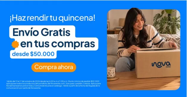 Catálogo Nova Venta | Ofertas principales para todos los cazadores de gangas | 2026-10-15T00:00:00.000Z - 2026-10-17T00:00:00.000Z