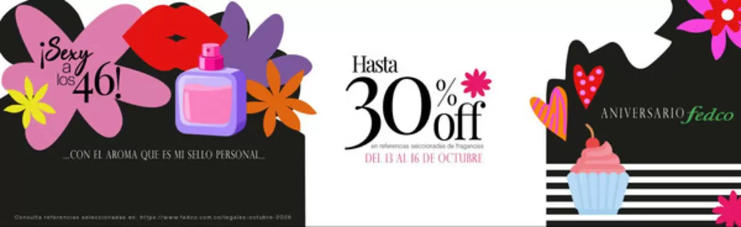 Catálogo Fedco | Hasta 30% OFF en Ref. Selecc. de fragancias | 2026-10-15T00:00:00.000Z - 2026-10-16T00:00:00.000Z