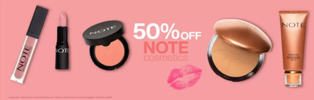 Catálogo Fedco | 50%OFF Note Cosmetics | 2026-10-15T00:00:00.000Z - 2026-10-31T00:00:00.000Z