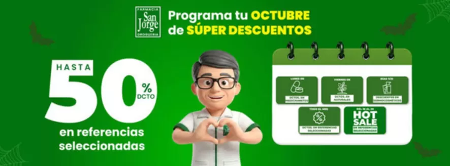 Catálogo Farmacia San Jorge | Descuentos | 2026-10-16T00:00:00.000Z - 2026-10-31T00:00:00.000Z