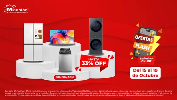 Catálogo Mansión Electrodomésticos en Málaga | Ofertas Mansión Electrodomésticos | 2026-10-15T00:00:00.000Z - 2026-10-19T00:00:00.000Z