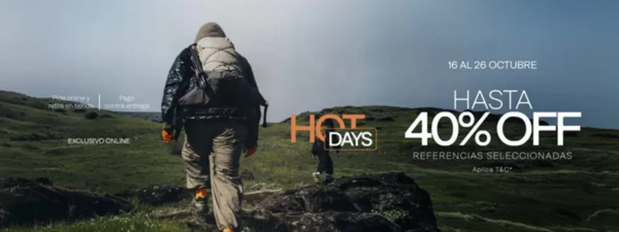 Catálogo Merrell | Hot Days Hasta 40% OFF, Tempo Exp $369.900 | 2026-10-16T00:00:00.000Z - 2026-10-26T00:00:00.000Z