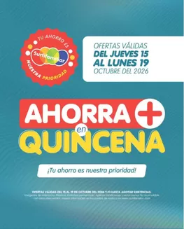 Catálogo Surtifamiliar | Excelente oferta para cazadores de gangas | 2026-10-15T00:00:00.000Z - 2026-10-19T00:00:00.000Z