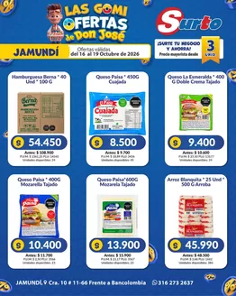 Catálogo Caribe Supermercados | Volante surto jamundi 1 | 2026-10-16T00:00:00.000Z - 2026-10-19T00:00:00.000Z