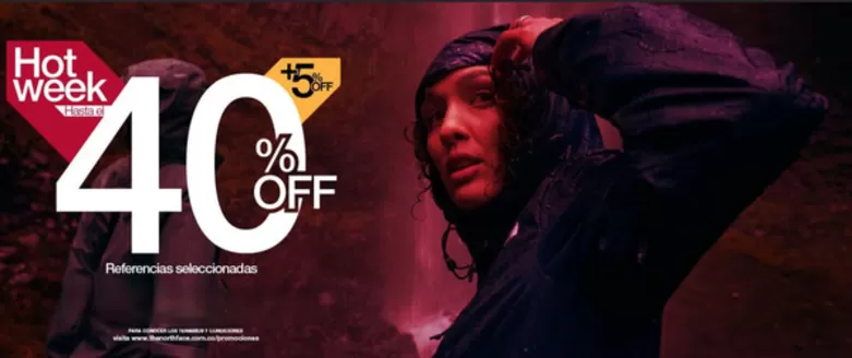Catálogo The North Face | Hot Week Hasta 50% OFF +5% OFF | 2026-10-16T00:00:00.000Z - 2026-10-18T00:00:00.000Z