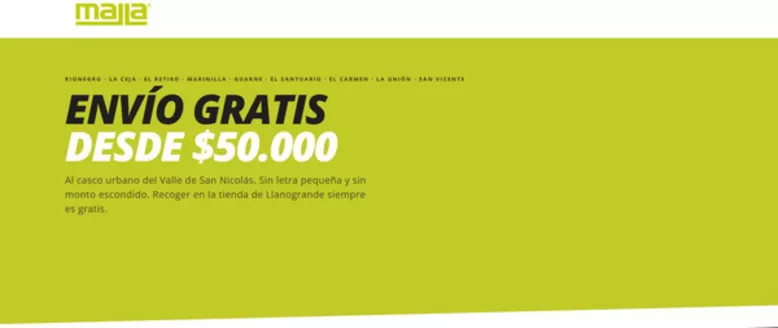 Catálogo Malla | Envío Gratis desde $50.000 | 2026-10-19T00:00:00.000Z - 2026-10-26T00:00:00.000Z