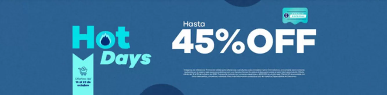 Catálogo Comodísimos | Hot Days Hasta 45% OFF | 2026-10-19T00:00:00.000Z - 2026-10-23T00:00:00.000Z