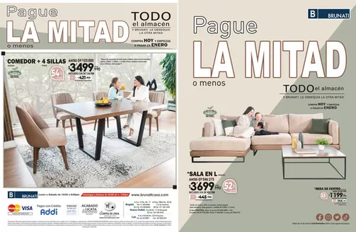 Catálogo Brunati | Paga la mitad o menos en TODO el almacén | 2026-10-19T00:00:00.000Z - 2026-11-02T00:00:00.000Z