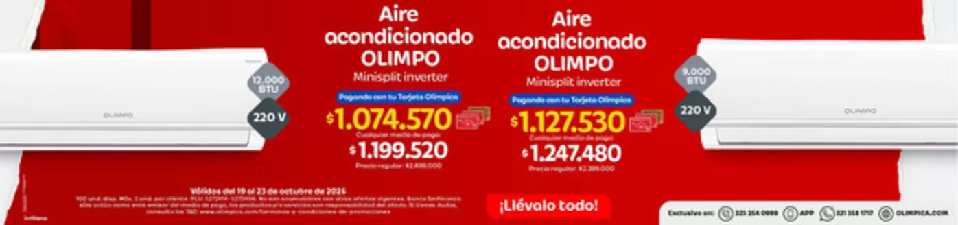 Catálogo Olímpica | Nuestras mejores gangas | 2026-10-19T00:00:00.000Z - 2026-10-23T00:00:00.000Z