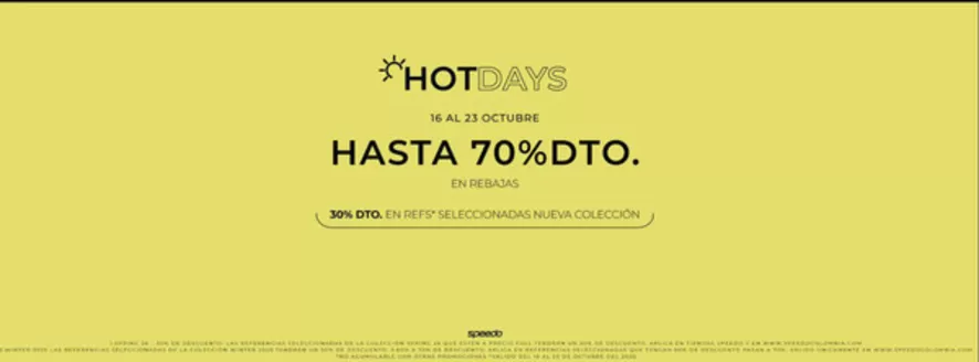 Catálogo Speedo | Hot Days hasta 70% OFF  | 2026-10-19T00:00:00.000Z - 2026-10-23T00:00:00.000Z