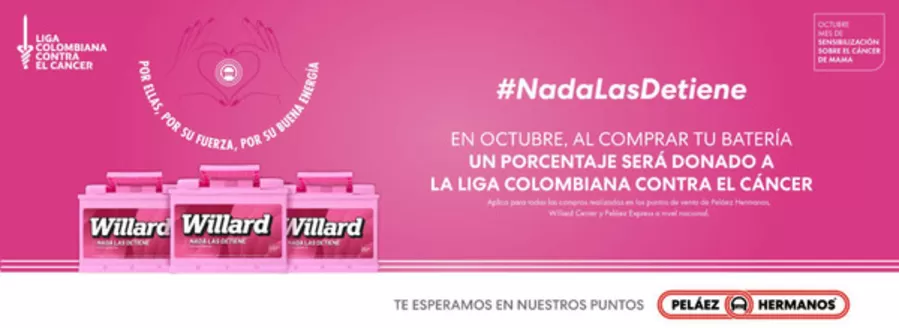 Catálogo Peláez Hermanos | Mes de Sensibilización sobre el Cáncer de Mama | 2026-10-19T00:00:00.000Z - 2026-10-31T00:00:00.000Z
